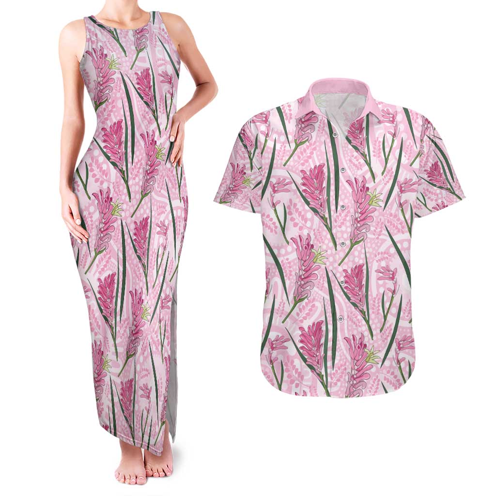 Australia Kangaroo Paws Couples Matching Tank Maxi Dress and Hawaiian Shirt Aussie Native Flowers Indigenous Art - Aussie Hoodie