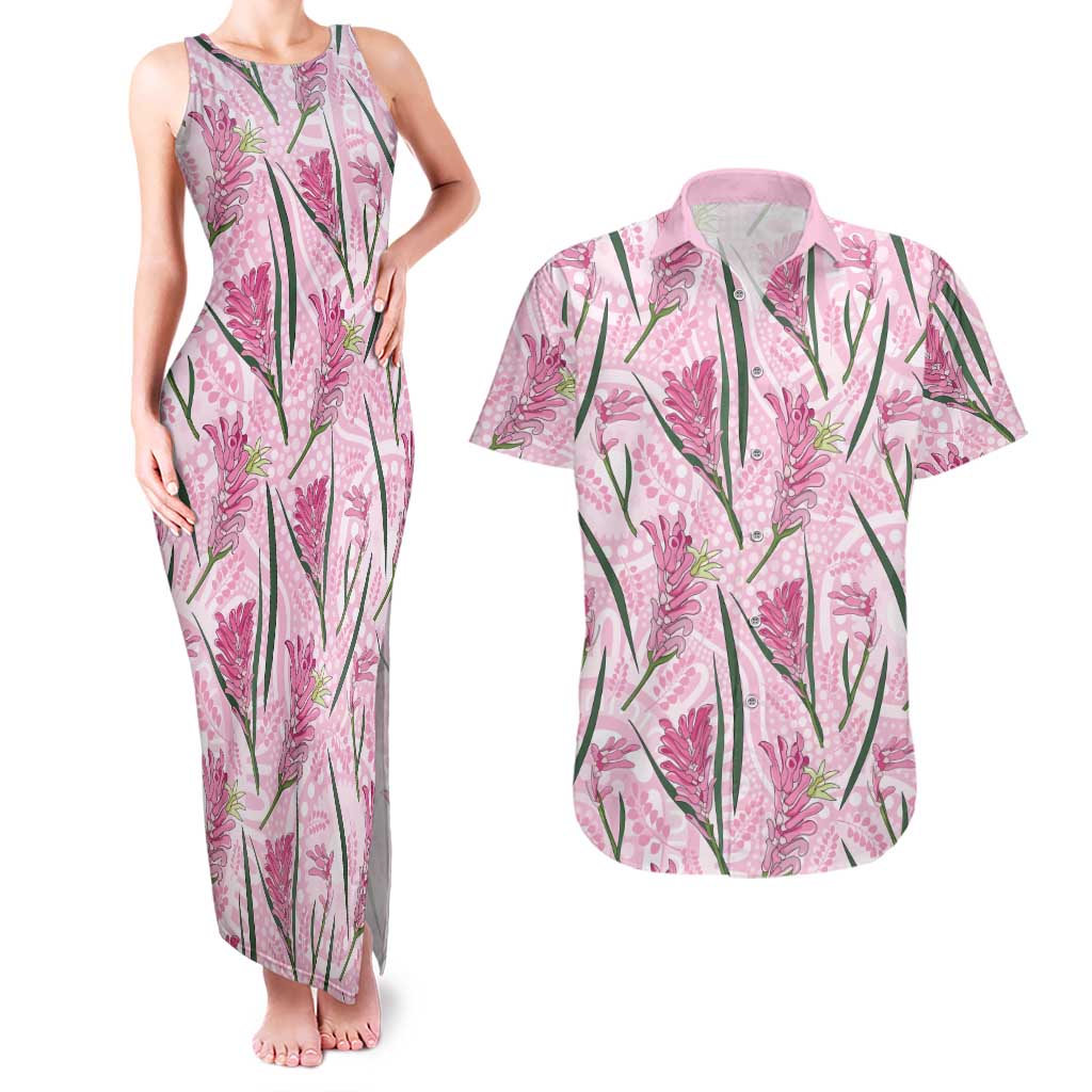Australia Kangaroo Paws Couples Matching Tank Maxi Dress and Hawaiian Shirt Aussie Native Flowers Indigenous Art - Aussie Hoodie