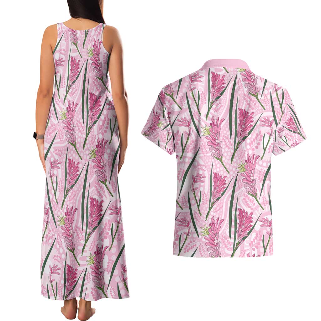 Australia Kangaroo Paws Couples Matching Tank Maxi Dress and Hawaiian Shirt Aussie Native Flowers Indigenous Art - Aussie Hoodie