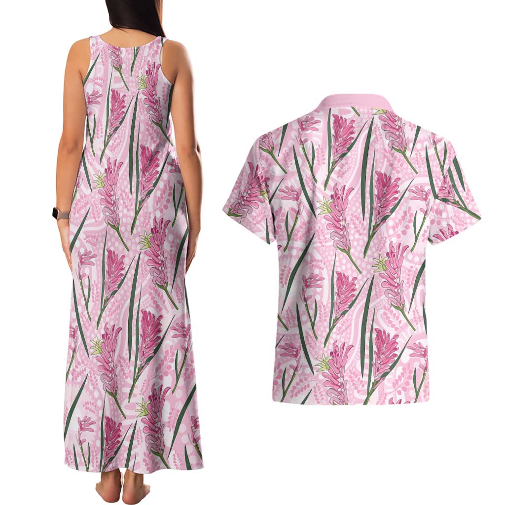 Australia Kangaroo Paws Couples Matching Tank Maxi Dress and Hawaiian Shirt Aussie Native Flowers Indigenous Art - Aussie Hoodie
