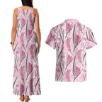 Australia Kangaroo Paws Couples Matching Tank Maxi Dress and Hawaiian Shirt Aussie Native Flowers Indigenous Art - Aussie Hoodie