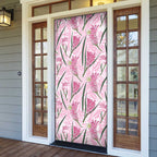 Australia Kangaroo Paws Door Cover Aussie Native Flowers Indigenous Art - Aussie Hoodie