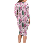 Australia Kangaroo Paws Family Matching Long Sleeve Bodycon Dress and Hawaiian Shirt Aussie Native Flowers Indigenous Art - Aussie Hoodie