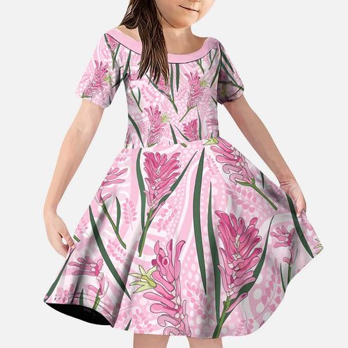 Australia Kangaroo Paws Family Matching Mermaid Dress and Hawaiian Shirt Aussie Native Flowers Indigenous Art - Aussie Hoodie