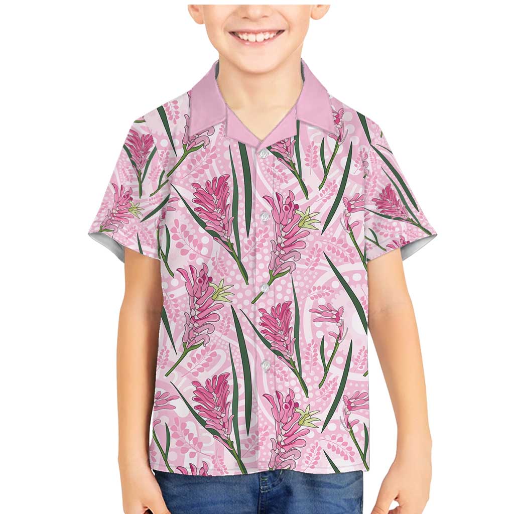 Australia Kangaroo Paws Family Matching Mermaid Dress and Hawaiian Shirt Aussie Native Flowers Indigenous Art - Aussie Hoodie