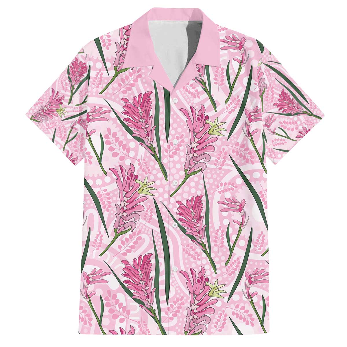 Australia Kangaroo Paws Family Matching Off The Shoulder Long Sleeve Dress and Hawaiian Shirt Aussie Native Flowers Indigenous Art - Aussie Hoodie