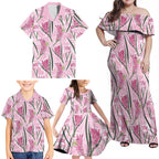 Australia Kangaroo Paws Family Matching Off Shoulder Maxi Dress and Hawaiian Shirt Aussie Native Flowers Indigenous Art - Aussie Hoodie