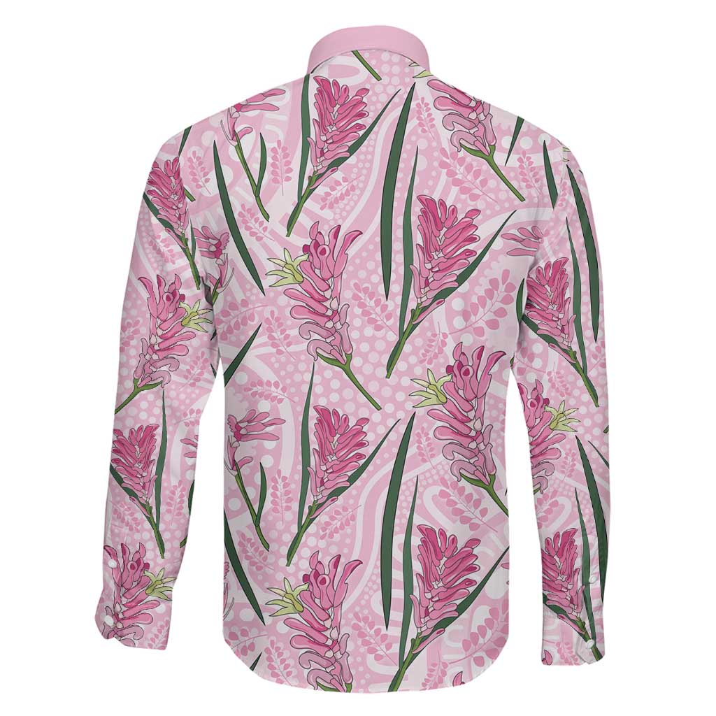 Australia Kangaroo Paws Family Matching Off Shoulder Maxi Dress and Hawaiian Shirt Aussie Native Flowers Indigenous Art - Aussie Hoodie