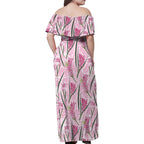 Australia Kangaroo Paws Family Matching Off Shoulder Maxi Dress and Hawaiian Shirt Aussie Native Flowers Indigenous Art - Aussie Hoodie