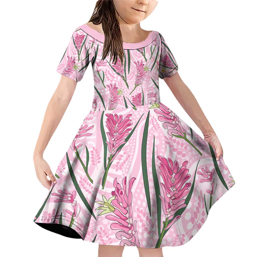 Australia Kangaroo Paws Family Matching Off Shoulder Short Dress and Hawaiian Shirt Aussie Native Flowers Indigenous Art - Aussie Hoodie