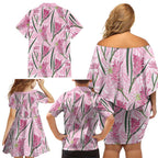 Australia Kangaroo Paws Family Matching Off Shoulder Short Dress and Hawaiian Shirt Aussie Native Flowers Indigenous Art - Aussie Hoodie