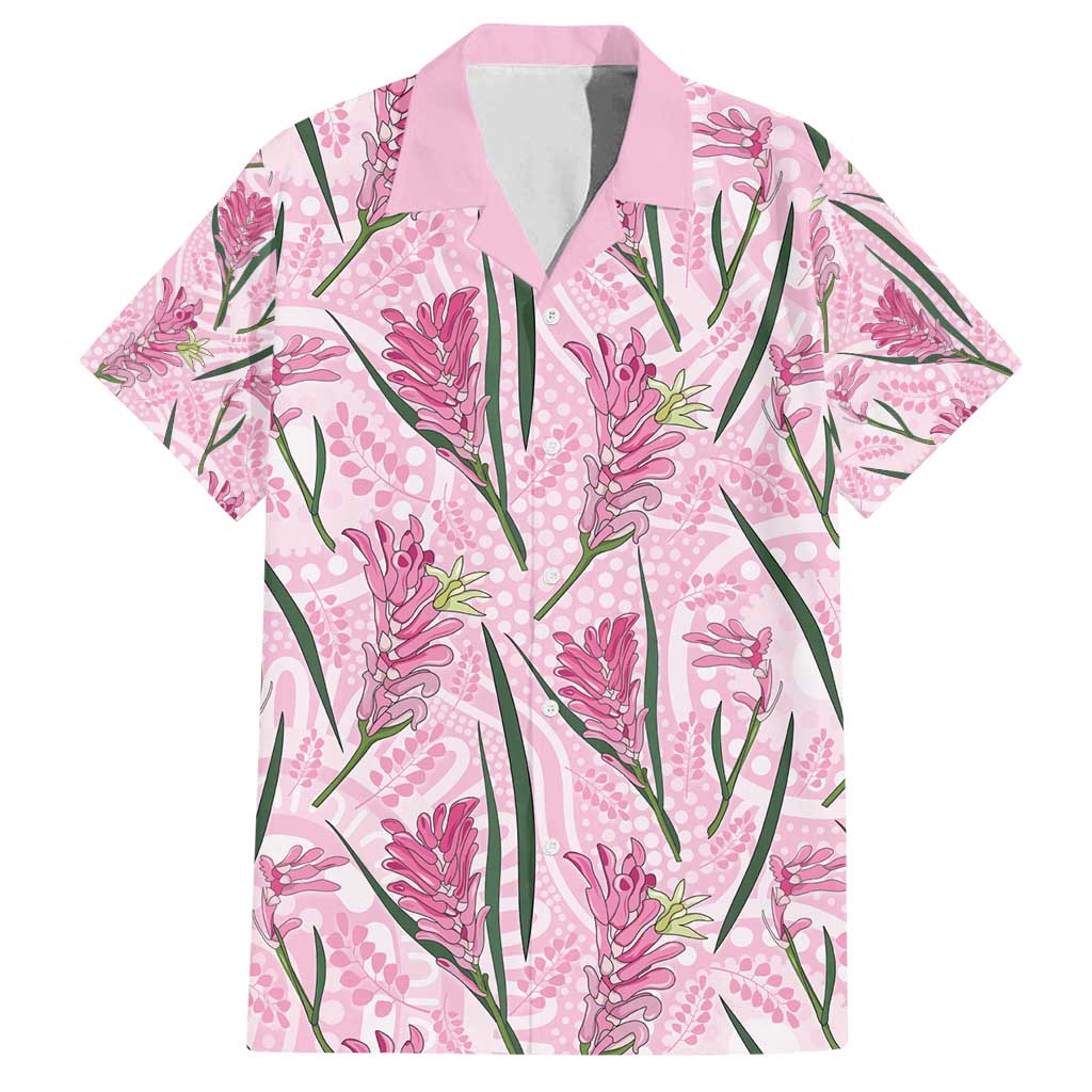 Australia Kangaroo Paws Family Matching Off Shoulder Short Dress and Hawaiian Shirt Aussie Native Flowers Indigenous Art - Aussie Hoodie