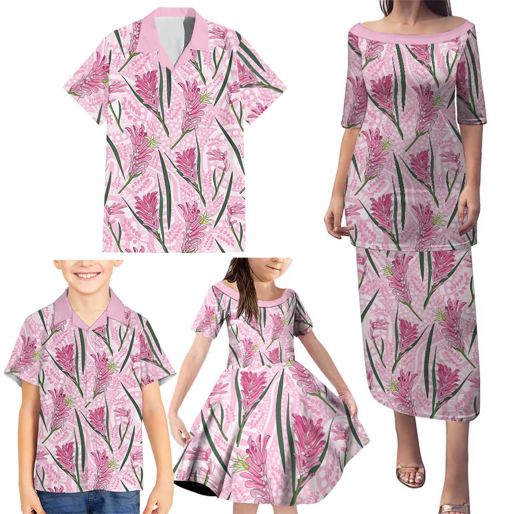 Australia Kangaroo Paws Family Matching Puletasi and Hawaiian Shirt Aussie Native Flowers Indigenous Art - Aussie Hoodie