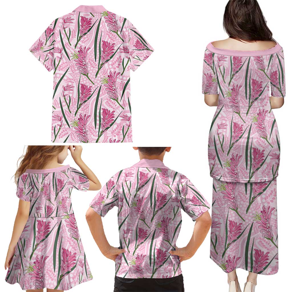 Australia Kangaroo Paws Family Matching Puletasi and Hawaiian Shirt Aussie Native Flowers Indigenous Art - Aussie Hoodie