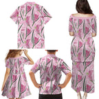 Australia Kangaroo Paws Family Matching Puletasi and Hawaiian Shirt Aussie Native Flowers Indigenous Art - Aussie Hoodie