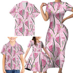 Australia Kangaroo Paws Family Matching Short Sleeve Bodycon Dress and Hawaiian Shirt Aussie Native Flowers Indigenous Art - Aussie Hoodie