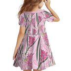 Australia Kangaroo Paws Family Matching Tank Maxi Dress and Hawaiian Shirt Aussie Native Flowers Indigenous Art - Aussie Hoodie