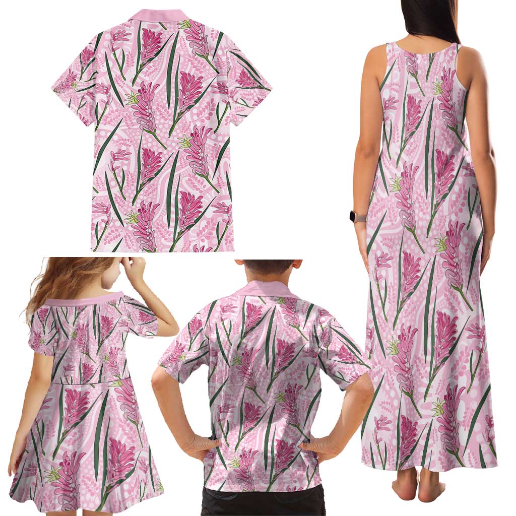 Australia Kangaroo Paws Family Matching Tank Maxi Dress and Hawaiian Shirt Aussie Native Flowers Indigenous Art - Aussie Hoodie