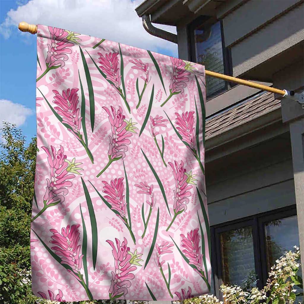 Australia Kangaroo Paws Garden Flag Aussie Native Flowers Indigenous Art - Aussie Hoodie