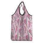 Australia Kangaroo Paws Grocery Bag Aussie Native Flowers Indigenous Art - Aussie Hoodie