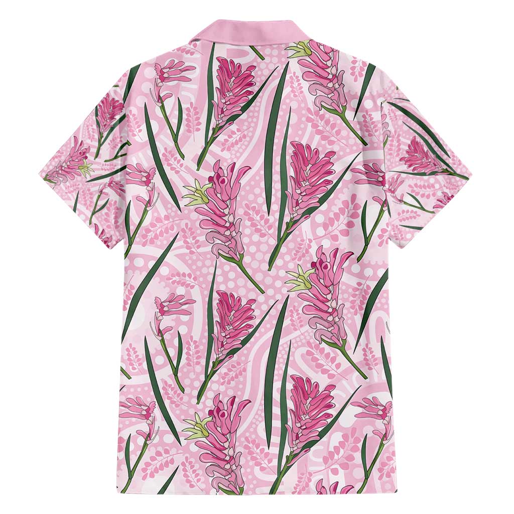 Australia Kangaroo Paws Hawaiian Shirt Aussie Native Flowers Indigenous Art - Aussie Hoodie