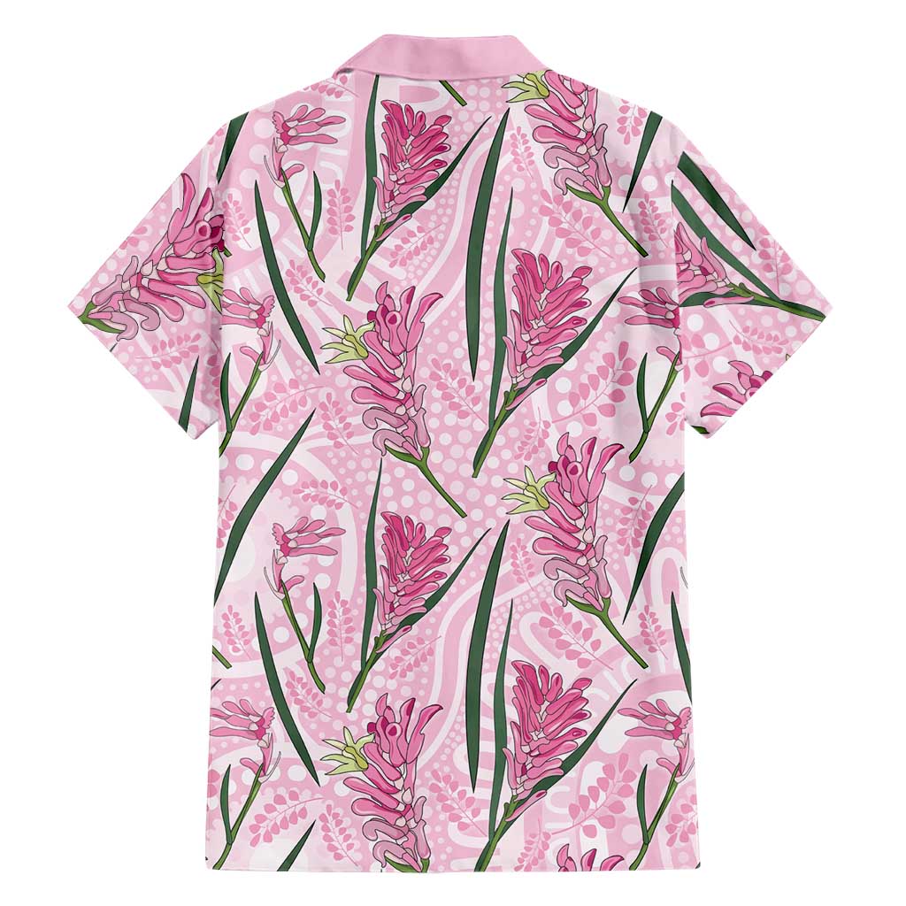 Australia Kangaroo Paws Hawaiian Shirt Aussie Native Flowers Indigenous Art - Aussie Hoodie