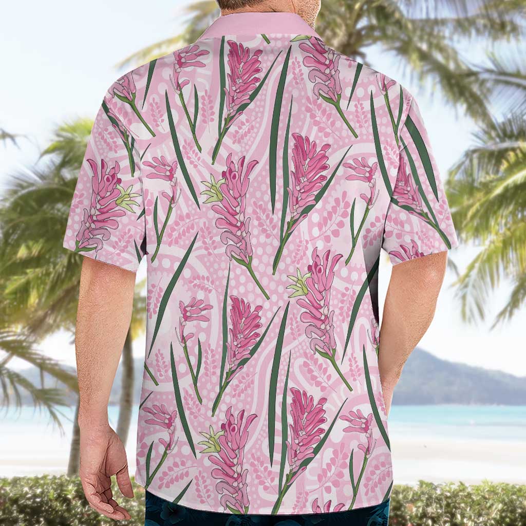 Australia Kangaroo Paws Hawaiian Shirt Aussie Native Flowers Indigenous Art - Aussie Hoodie
