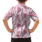 Australia Kangaroo Paws Hawaiian Shirt Aussie Native Flowers Indigenous Art - Aussie Hoodie