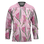 Australia Kangaroo Paws Hockey Jersey Aussie Native Flowers Indigenous Art - Aussie Hoodie