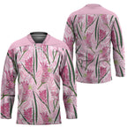 Australia Kangaroo Paws Hockey Jersey Aussie Native Flowers Indigenous Art - Aussie Hoodie