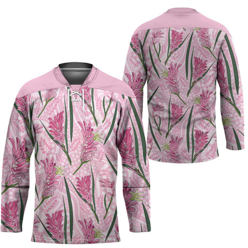 Australia Kangaroo Paws Hockey Jersey Aussie Native Flowers Indigenous Art - Aussie Hoodie
