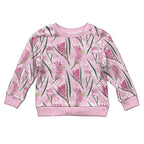 Australia Kangaroo Paws Kid Ugly Christmas Sweater Aussie Native Flowers Indigenous Art - Aussie Hoodie