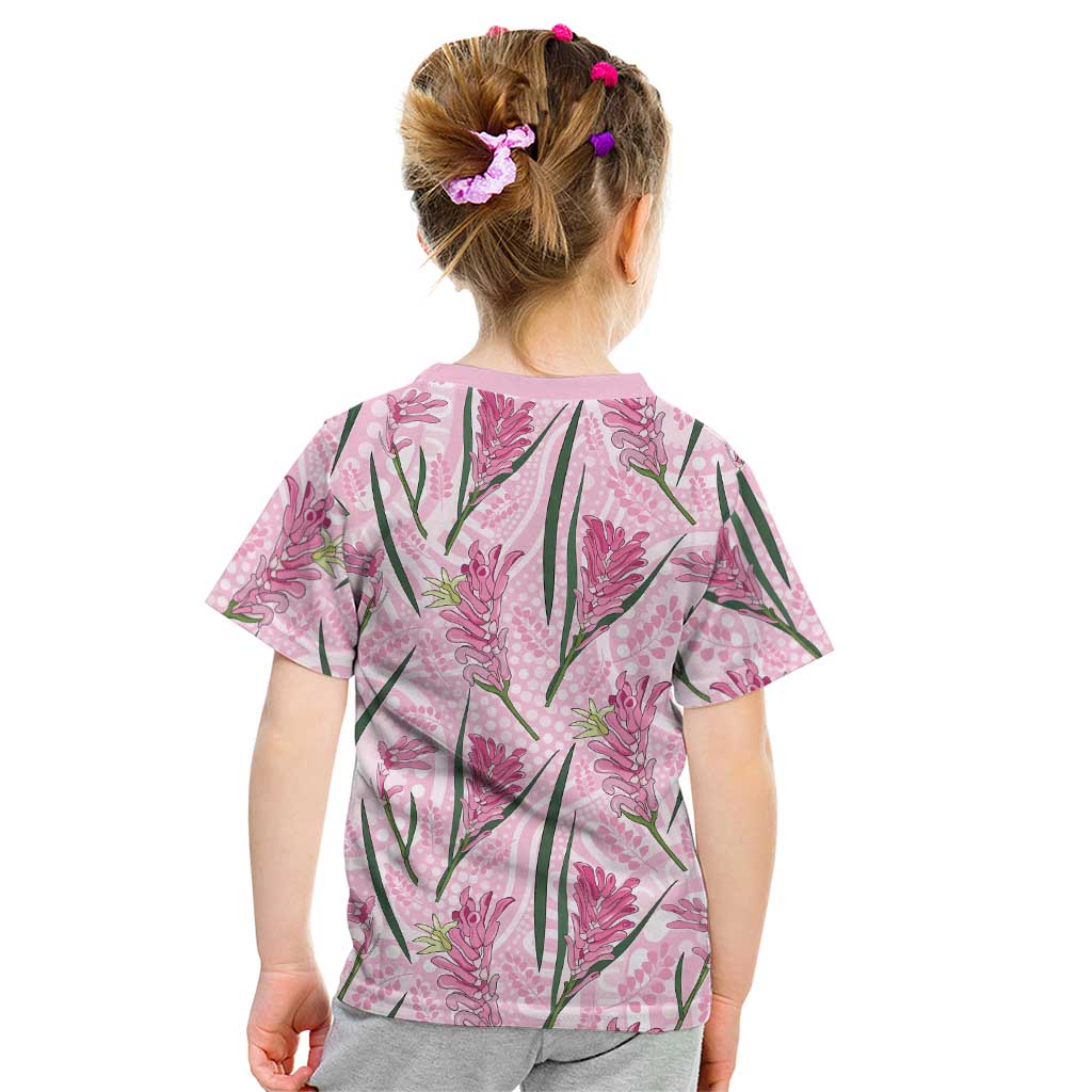 Australia Kangaroo Paws Kid T Shirt Aussie Native Flowers Indigenous Art - Aussie Hoodie
