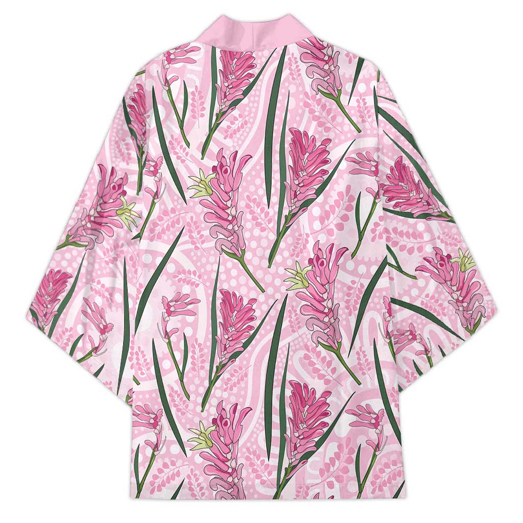 Australia Kangaroo Paws Kimono Aussie Native Flowers Indigenous Art - Aussie Hoodie