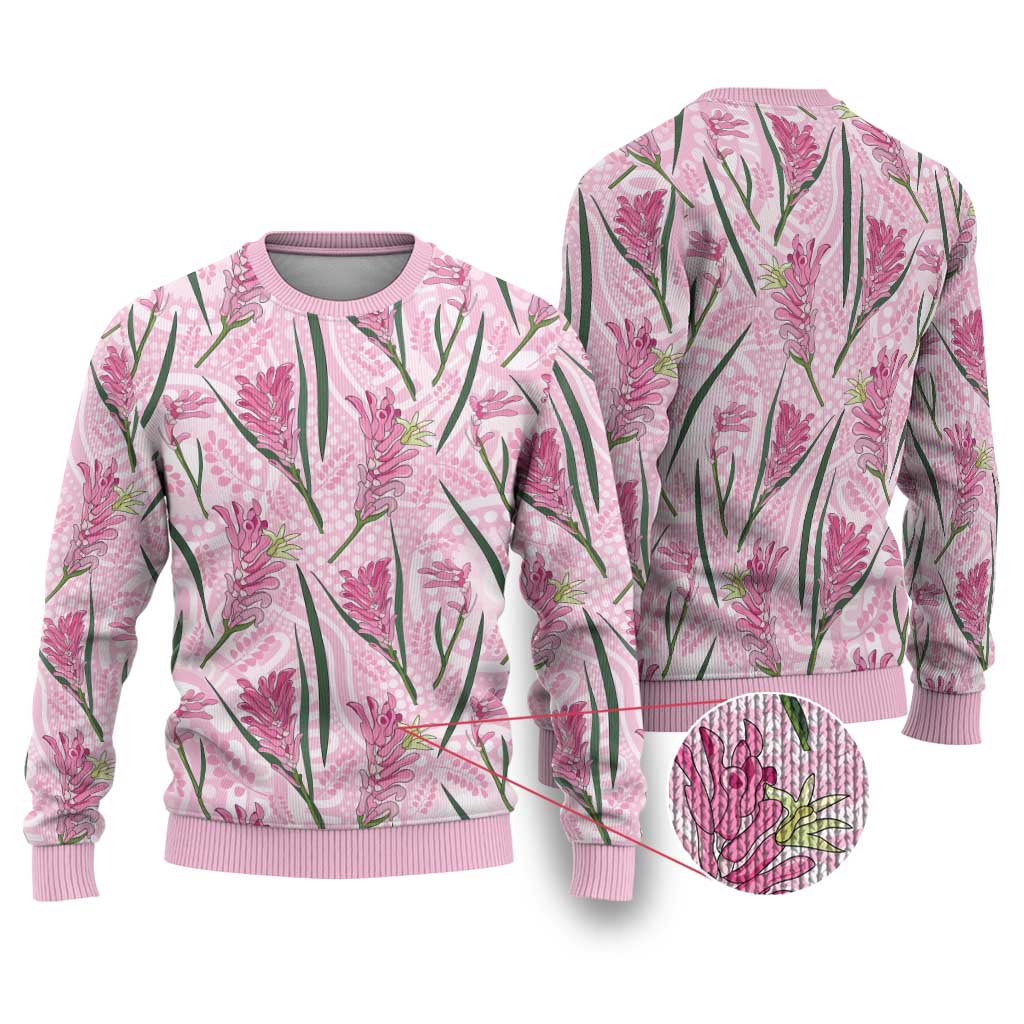 Australia Kangaroo Paws Ugly Christmas Sweater Aussie Native Flowers Indigenous Art - Aussie Hoodie