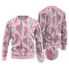 Australia Kangaroo Paws Ugly Christmas Sweater Aussie Native Flowers Indigenous Art - Aussie Hoodie