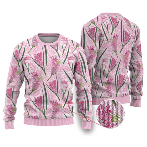 Australia Kangaroo Paws Ugly Christmas Sweater Aussie Native Flowers Indigenous Art - Aussie Hoodie