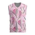 Australia Kangaroo Paws Christmas Knitted V-Neck Vest Aussie Native Flowers Indigenous Art - Aussie Hoodie