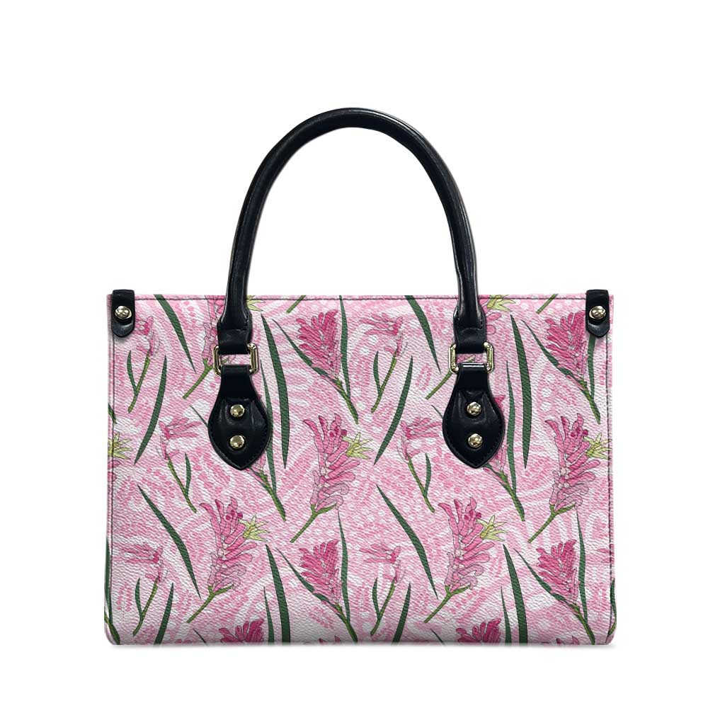 Australia Kangaroo Paws Leather Bag Aussie Native Flowers Indigenous Art - Aussie Hoodie