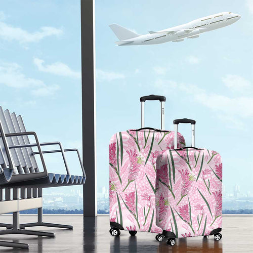 Australia Kangaroo Paws Luggage Cover Aussie Native Flowers Indigenous Art - Aussie Hoodie