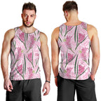 Australia Kangaroo Paws Men Tank Top Aussie Native Flowers Indigenous Art - Aussie Hoodie