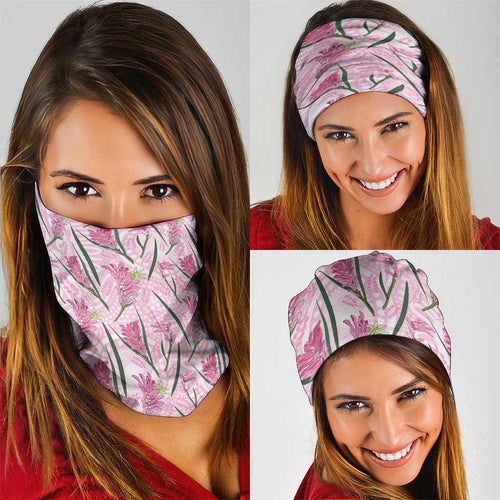 Australia Kangaroo Paws Neck Gaiter Aussie Native Flowers Indigenous Art - Aussie Hoodie