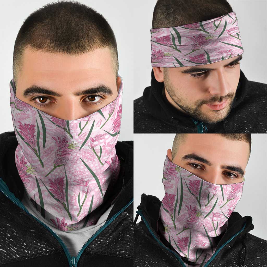 Australia Kangaroo Paws Neck Gaiter Aussie Native Flowers Indigenous Art - Aussie Hoodie