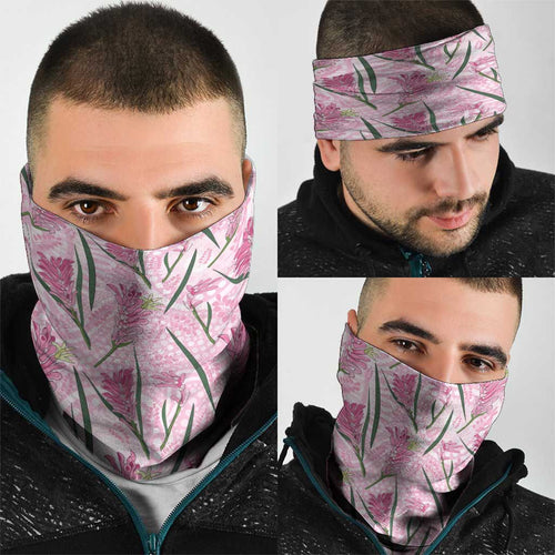 Australia Kangaroo Paws Neck Gaiter Aussie Native Flowers Indigenous Art - Aussie Hoodie