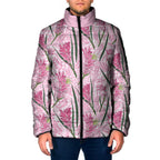 Australia Kangaroo Paws Padded Jacket Aussie Native Flowers Indigenous Art - Aussie Hoodie