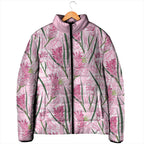 Australia Kangaroo Paws Padded Jacket Aussie Native Flowers Indigenous Art - Aussie Hoodie