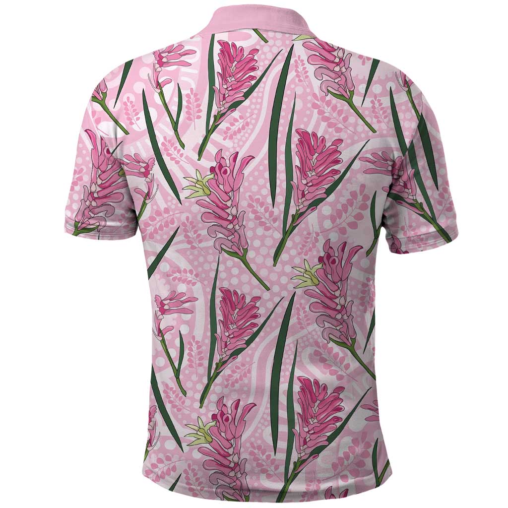 Australia Kangaroo Paws Polo Shirt Aussie Native Flowers Indigenous Art - Aussie Hoodie