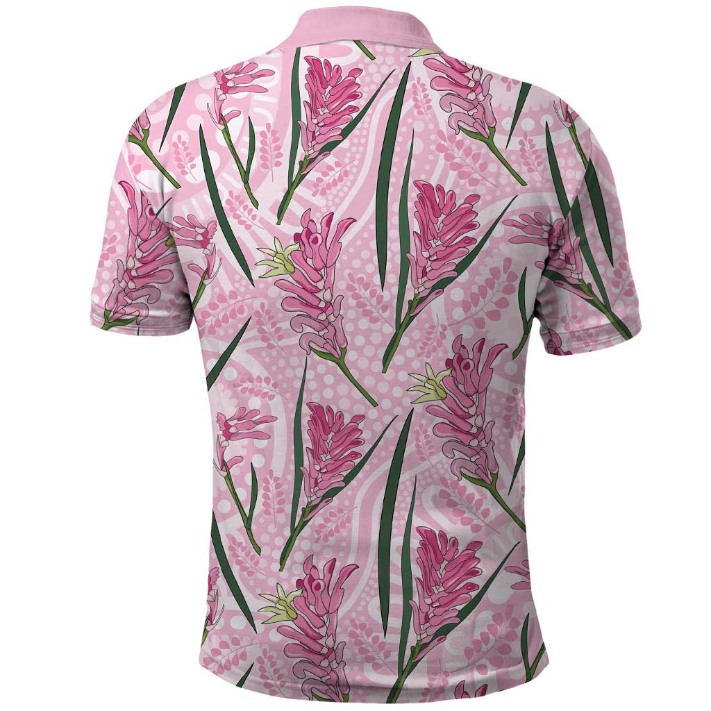 Australia Kangaroo Paws Polo Shirt Aussie Native Flowers Indigenous Art - Aussie Hoodie