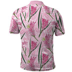 Australia Kangaroo Paws Polo Shirt Aussie Native Flowers Indigenous Art - Aussie Hoodie