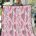 Australia Kangaroo Paws Quilt Aussie Native Flowers Indigenous Art - Aussie Hoodie